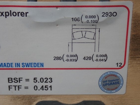Подшипник SKF Explorer 23056 CC/W33 11-MADE IN SWEDEN