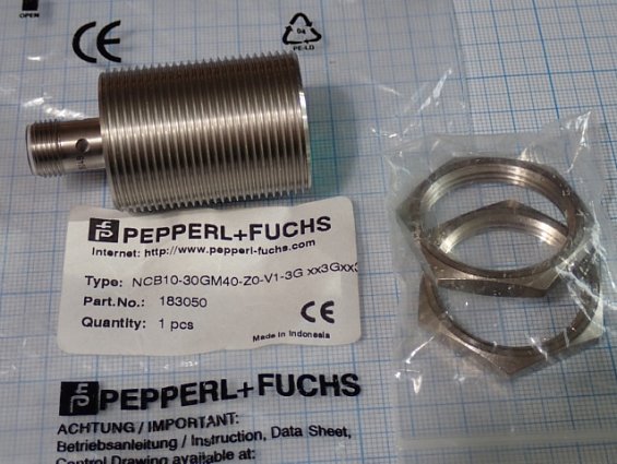 Датчик индуктивный PEPPERL+FUCHS NCB10-30GM40-Z0-V1-3G-3D 183050