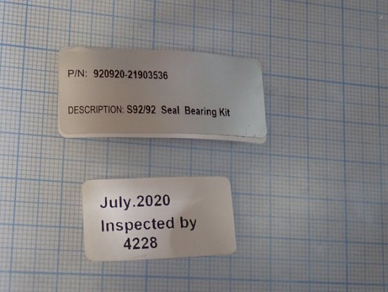 Ремкомплект Bray 920920-21903536 S92/92 Seal Bearing Kit