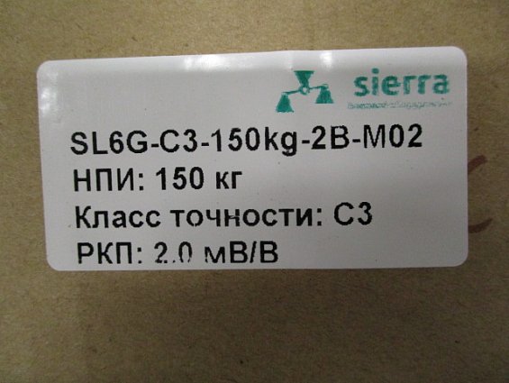 Датчик тензометрический ZEMIC L6G-c3-150kg-3G6 sierra SL6G-c3-150kg-2b-m02 НПИ-150кг РКП-2.0мв/в