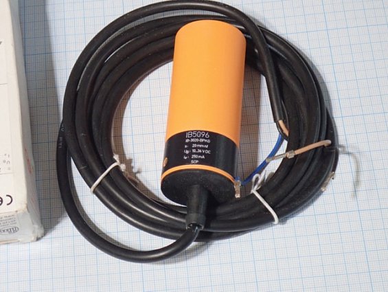 Датчик индуктивный ifm ib5096 ib-3020-bpkg s:20mm nf Ub:10...36VDC Ie:250mA scp ifm electronic gmbh