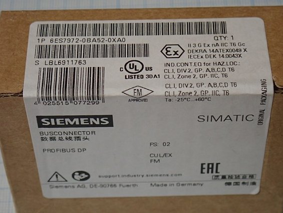 Соединитель SIEMENS 6ES7972-0BA52-0XA0