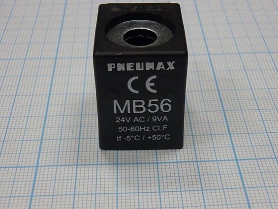 Катушка электромагнитная соленоид mb56 МВ56 24V 50-60hz -5С +50С ПНЕВМАКС PNEUMAX