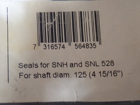 Уплотнение корпуса SKF TSN528L Seals for SNH and SNL 528 For shaft diam.125 11-Made in Sweden компле