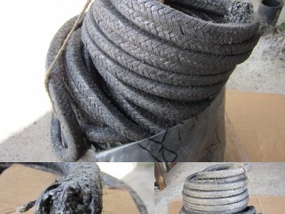 Набивка АГИ 18х18мм сальниковая плетеная проклееная графитом ингибированная ГОСТ 5152-84