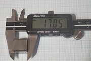 Адаптер adaption переходник стальной КВАДРАТ-КВАДРАТ 17/14мм 17х14мм высота 17мм