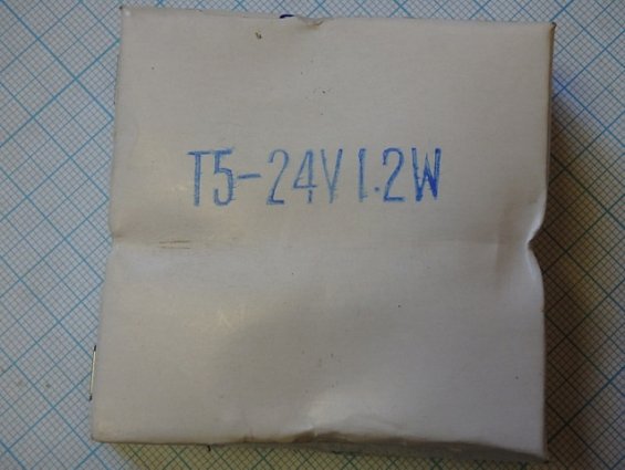 Лампа миниатюрная щитовая t5-24V1.2W Clear прозрачная автомобиля Митцубиши Кантер MITSUBISHI CANTER