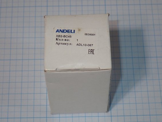 Кнопка ANDELI ZB2-BE102 XB2-BC45 ADL10-067
