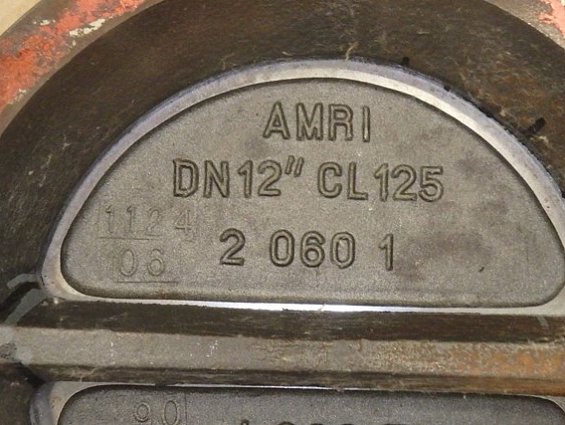 Клапан обратный межфланцевый amri.KSB DN300 DN12" PN10 3T3GK1A 1997г
