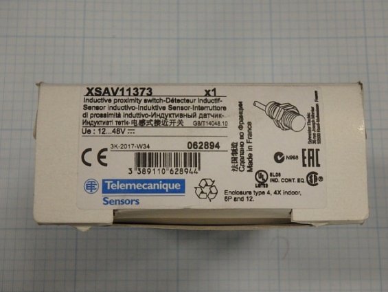 Датчик индуктивный цилиндр XSAV11373 SHE NC PNP 12...48V 200mA Telemecanique ФРАНЦИЯ
