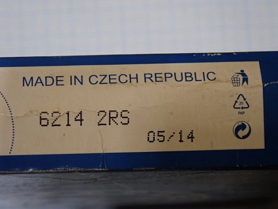 Подшипник ZKL 6214 2RS MADE IN CZECH REPUBLIC