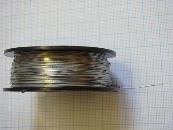 Проволока диаметр 0,4мм пломбировочная одножильная монопроволока оцинкованная сталь
