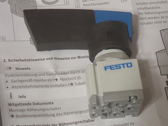 Распределитель ручной FESTO VHER-P-H-B43C-B-M5 3410680 L814 0-10bar