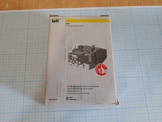 Реле электротепловое iek РТИ3361 55-70А DRT30-0055-0070