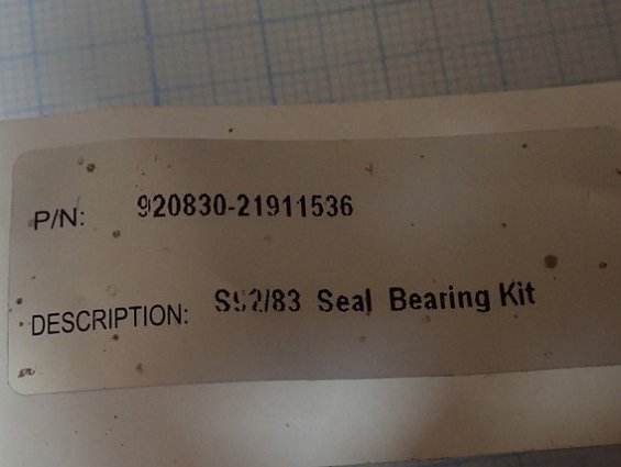 Ремкомплект Bray 920830-21911536 S92/83 Seal Bearing Kit