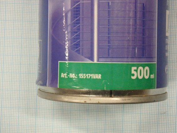 Спрей для нержавеющей стали ITW Varybond VB55 500ml 500мл 155171VAR Годен до 09.2017г пена для ухода