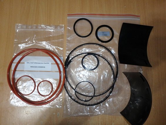 Ремкомплект пневмопривода Bray 9e922100-21904mvq S92/210 Tieftemperatur Seal Kit