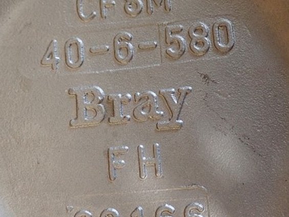 Затвор Bray 400600-1100d466 40-466-DN150 PN16 голый вал корпус body-WCB