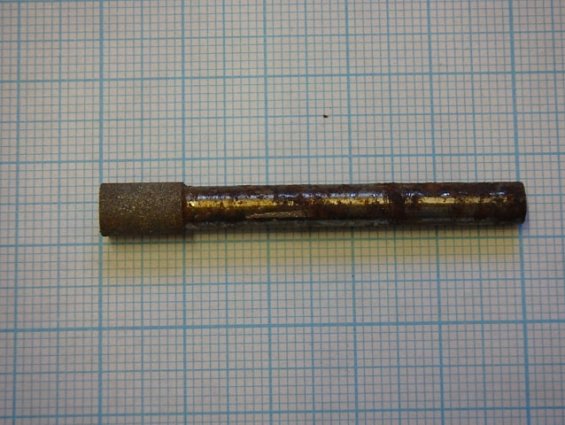 Шарошка алмазная 6.2мм СССР хвостовик ф5мм