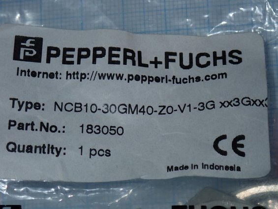 Датчик индуктивный PEPPERL+FUCHS NCB10-30GM40-Z0-V1-3G-3D 183050