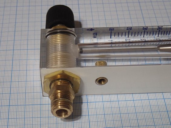 Ротаметр для воды Key Instruments 2530A4L69BVBN-NL 01C05002549 1...10LPM 60...600LPH расход воды 60.