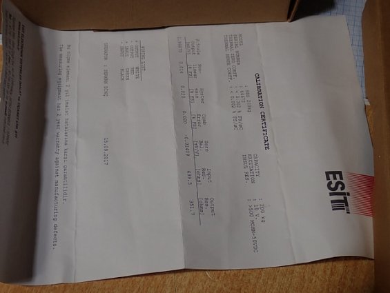 Тензодатчик ESiT SBS 200kg C3 64672 2.0 mV/V