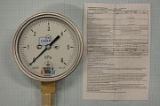 Манометр ДМ30-100-1-М 0-6КПа M20х1.5 номинальный диаметр корпуса Ф100мм класс точности 1.5