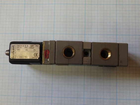 Пневмораспределитель BURKERT БЮРКЕРТ 134615Q 5413-G-06,0-NBR-PA G1/4 4/2 -ходовой 24VDC 2W DN6 Ду6