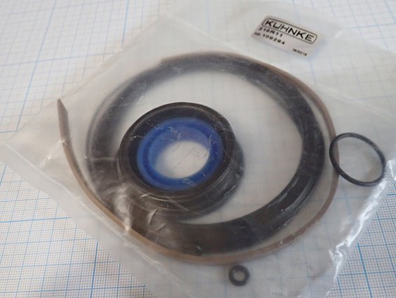 Набор уплотнений пневмоцилиндра kuhnke 109284 216R11 Ф100mm standard Seal kit fur 2161a0450