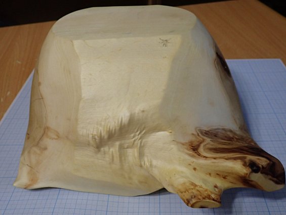 Чаша из массива тополя пропитка льняным маслом Чаша из массива тополя пропитка льняным маслом