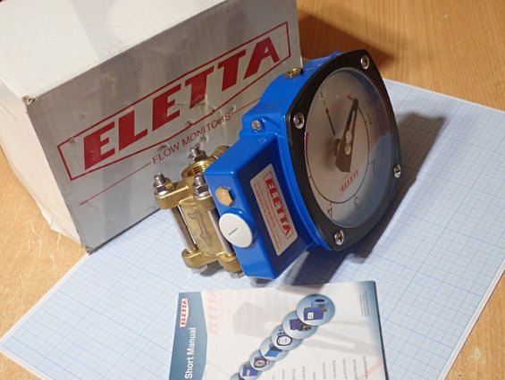 Расходомер ELETTA S05-GL15-R Water 130011015R 2-10 l/min 16bar 5% IP43 0...+90C стрелочный индикатор