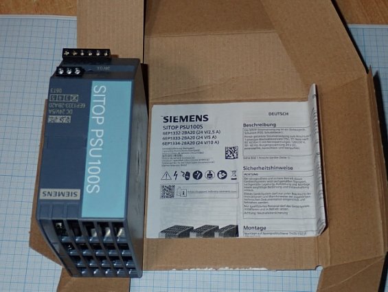 Блок питания SIEMENS 6EP1333-2BA20 DC24V/5A Made in Austria