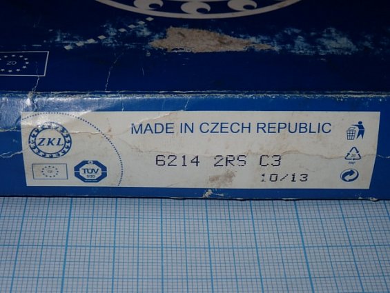 Подшипник ZKL 6214 2RS C3 MADE IN CZECH REPUBLIC