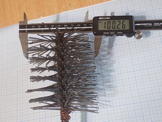 Щетка-ерш стальной Д100х110х185х4.0х1.4мм D100х110х185х4.0х1.4mm диаметр-Ф100мм длина ворса-110мм дл