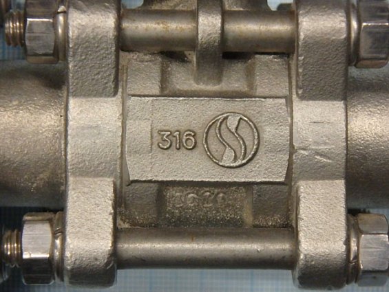 Кран шаровый DN15 PN64 AISI316 фланцевый из нержавеющей стали с переходником