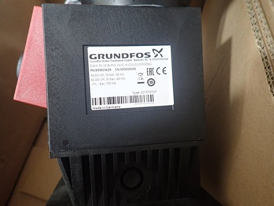 Насос GRUNDFOS 99901629 DMX-35-10 B-PVC/V/C-X-G1U2U2FEMNG 35.00 l/h 10bar 50Hz 0.09kW