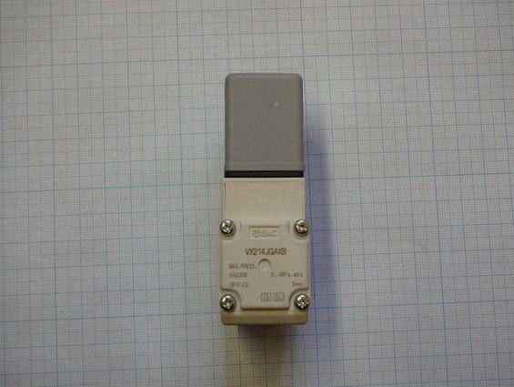 Клапан SMC VX214JGAXB G1/4 VACUUM 0.1MPa.abs ORIFICE 3mm 24VDC 4.5W нержавеющая сталь 2/2-ходовой пр