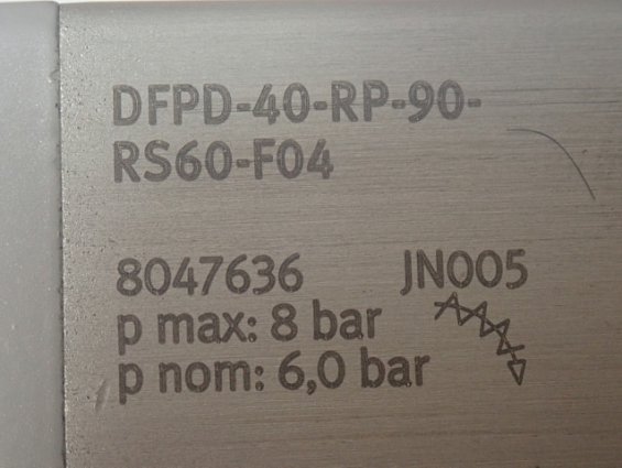 Пневмопривод FESTO DFPD-40-RP-90-RS60-F04 8047636