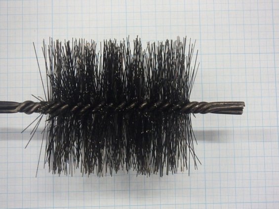 Щетка-ерш стальной Д82х100х160х3.0х0.3мм D82х100х160х3.0х0.3mm диаметр-Ф82мм длина ворса-100мм длина