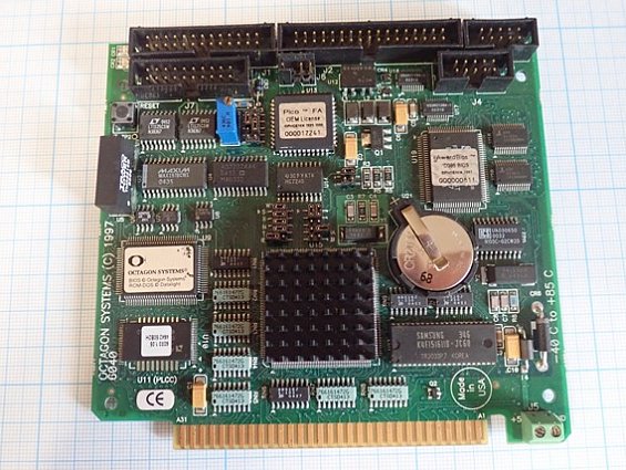 Микроконтроллер плата Octagon Systems 6040 модель-6040 1997 PC MICROCONTROLLER TM 6304711 REV.3