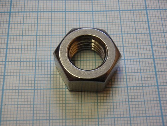 Гайка М12 A2-70 DIN934 ГОСТ5915 ГОСТ5927-70 ISO4032 из нержавеющей стали шестигранная
