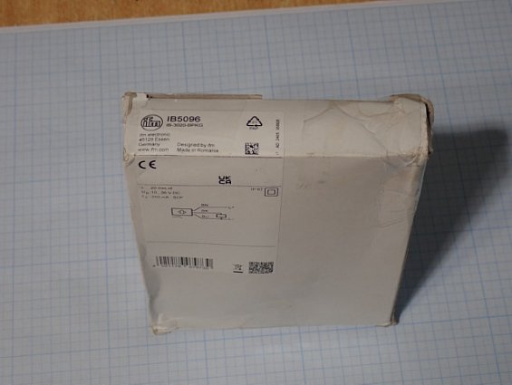Датчик индуктивный ifm ib5096 ib-3020-bpkg s:20mm nf Ub:10...36VDC Ie:250mA scp ifm electronic gmbh