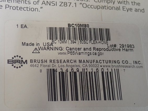 Гибкий хон FLEX-HONE BRM BC10MM (.394") 80SC BRUSH RESEARCH MANUFACTURING CO.