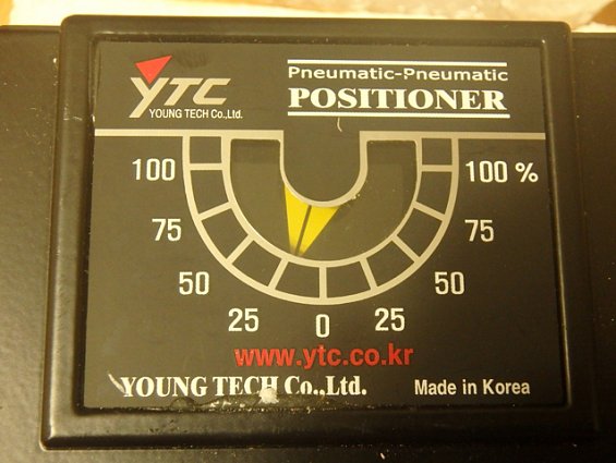 Позиционер пневматический P/P POSITIONER Yt-1200RD531S0 AIR CONNECTION (N)PT-1/4 SUPPLY PRESSURE