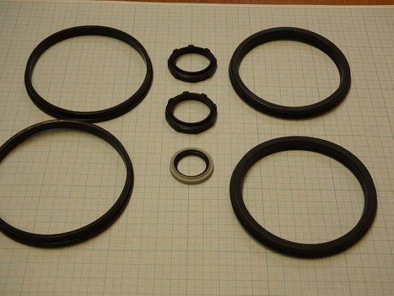 Ремкомплект пневмоцилиндра pneumax rg1383/0006 набор уплотнений с манжетами поршня D=100мм