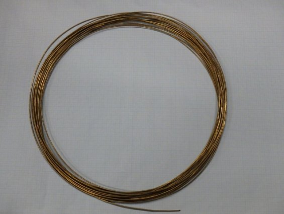 Проволока латунная латунь Л63 прв кр 2.0мм диаметр Ф2мм ГОСТ15527-2004