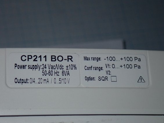 Датчик KIMO CP211 BO-R температуры и дифференциального давления