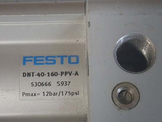 Пневмоцилиндр FESTO DNT-40-160-PPV-A 530666 S937 новая марка аналог 1376662-1