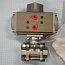 Кран CAMOZZI D3MH-316-PP-015 DN15 1/2" шаровой муфтовый с пневмоприводом