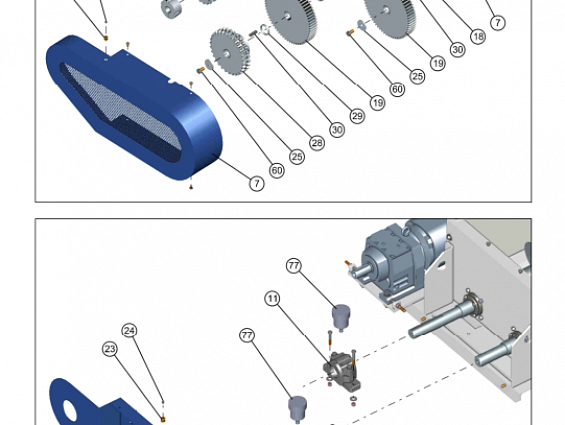 Уплотнение Evolution 50001909 cовместное TSN510L питателя BIVIS ТИП300 DBV300 пресса-гранулятора